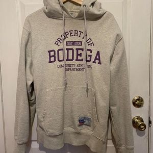 Bodega Original Hoodie - Grey - L - Heavy weight